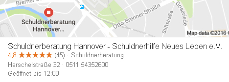 Abbildung einer Sternebewertung aus einer Rezension bei Google MyBusiness, dem lokalen SEO Portal