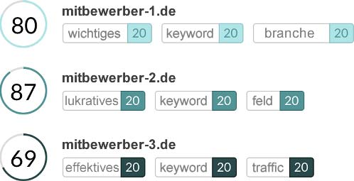 Beispielbild zur Mitbewerberanalyse